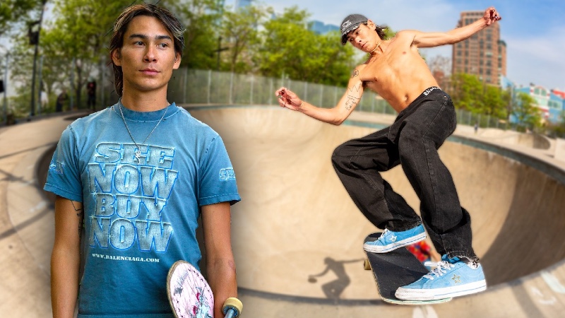 Evan Mock, del skate al mundo de la moda