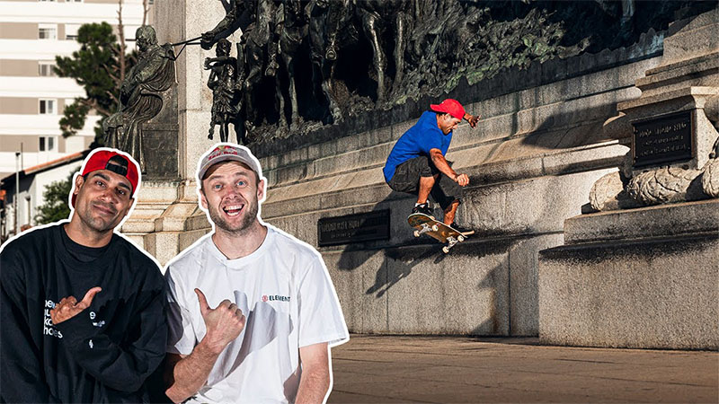 Tiago Lemos con Red Bull en Skate Tales: King of Pop & Power