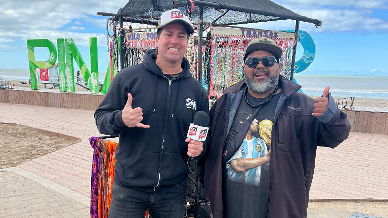 Diego Guereñon: Artesanías y su historia de vida desde las playas de Pinamar