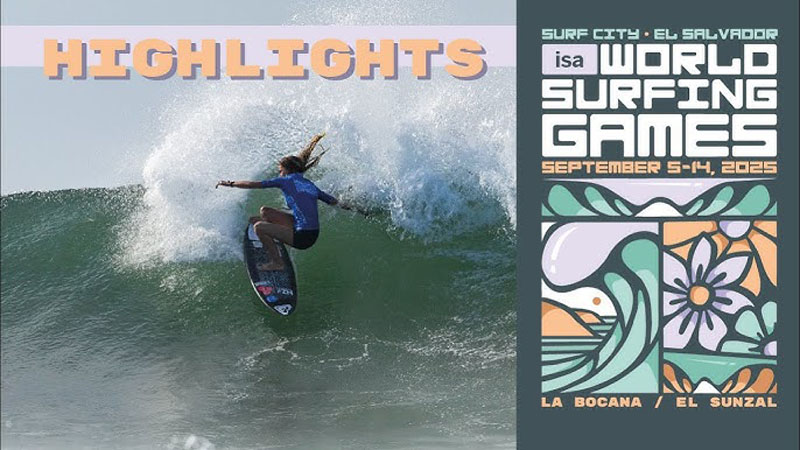 Highlights Día 2: Surf City El Salvador ISA World Surfing Games 2025